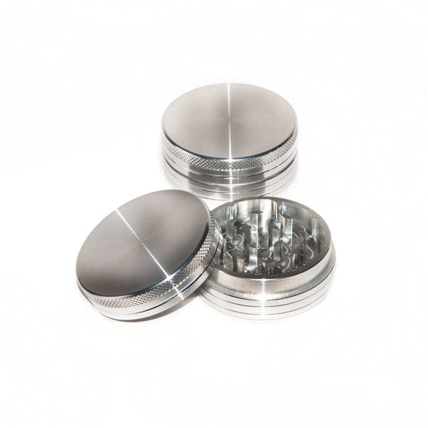 Aluminium Grinder Silver, 2 pieces